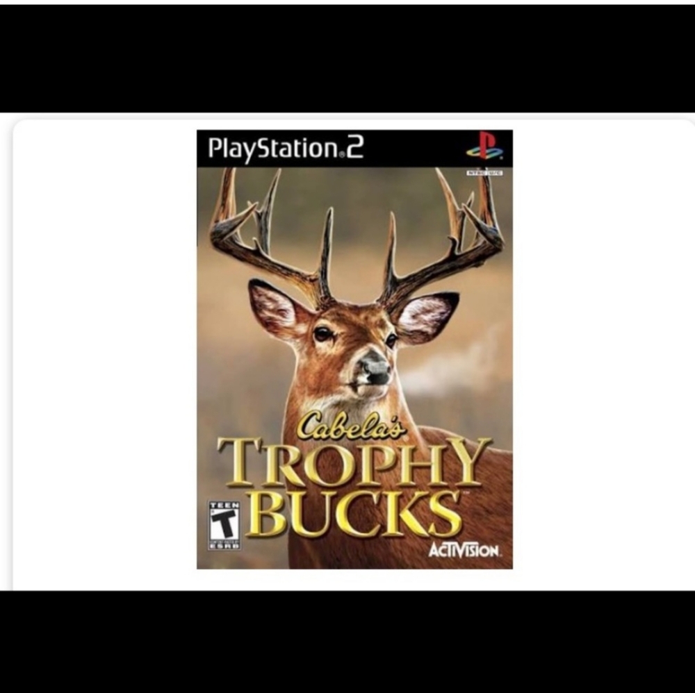 Like New Cabela's Trophy Bucks for PlayStation 2 With Case & Book